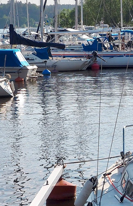 Sigtuna hamn sommar
