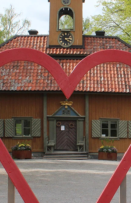 Hjärta på Stora torget i Sigtuna.
