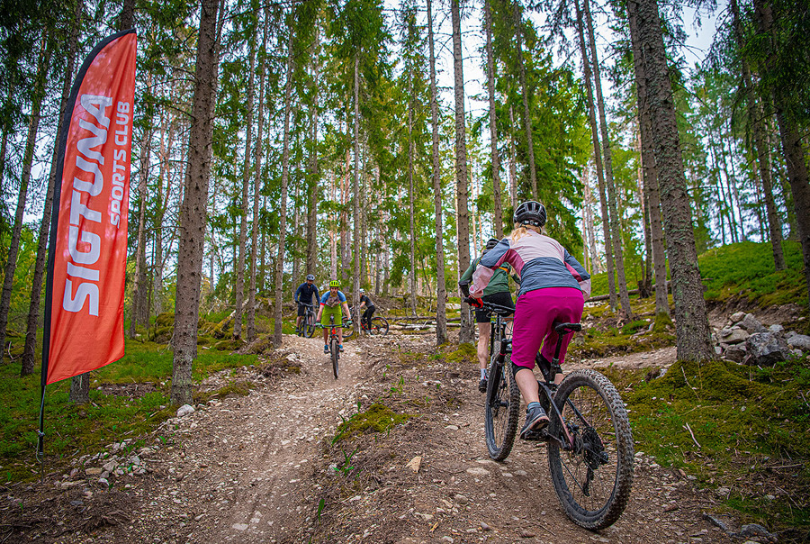 Natur och mountainbike i Sigtuna
